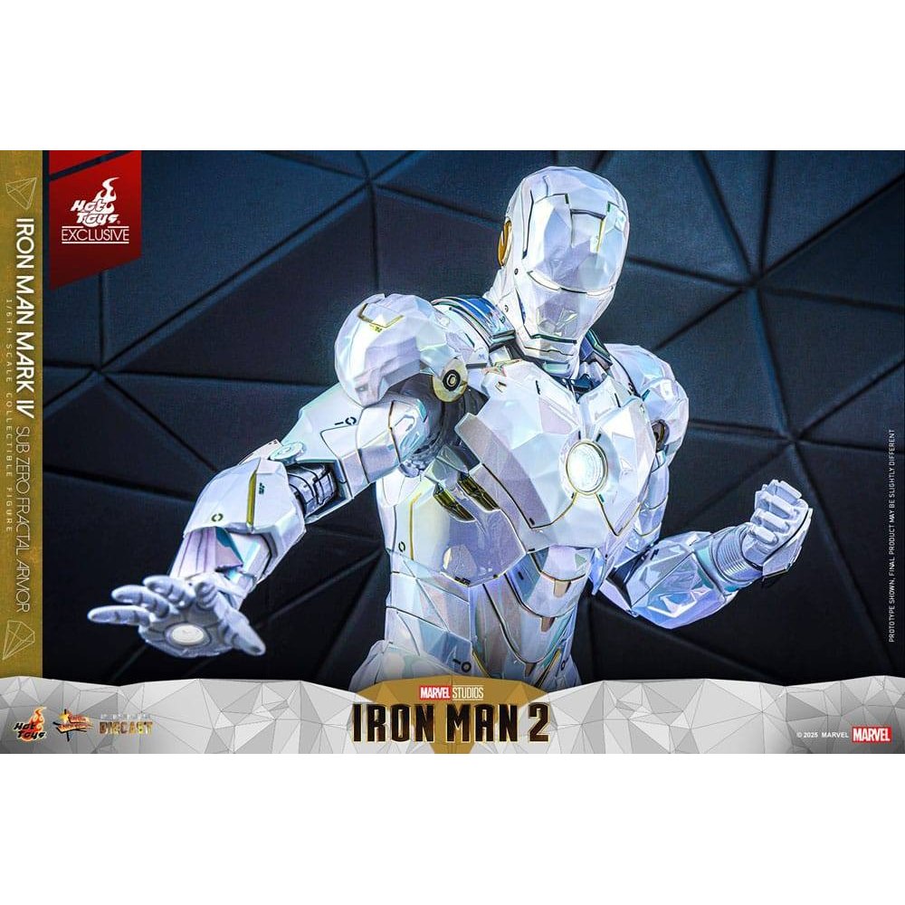 Iron Man 2 Movie Masterpiece Diecast Action Figure 1/6 Iron Man Mark IV (Sub-Zero Fractal Armor) Hot Toys Exclusive 33cm - Action Figures - Hot Toys - Hobby Figures UK