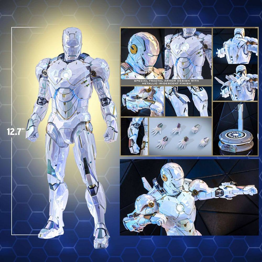 Iron Man Movie Masterpiece Diecast Action Figure 1/6 Iron Man