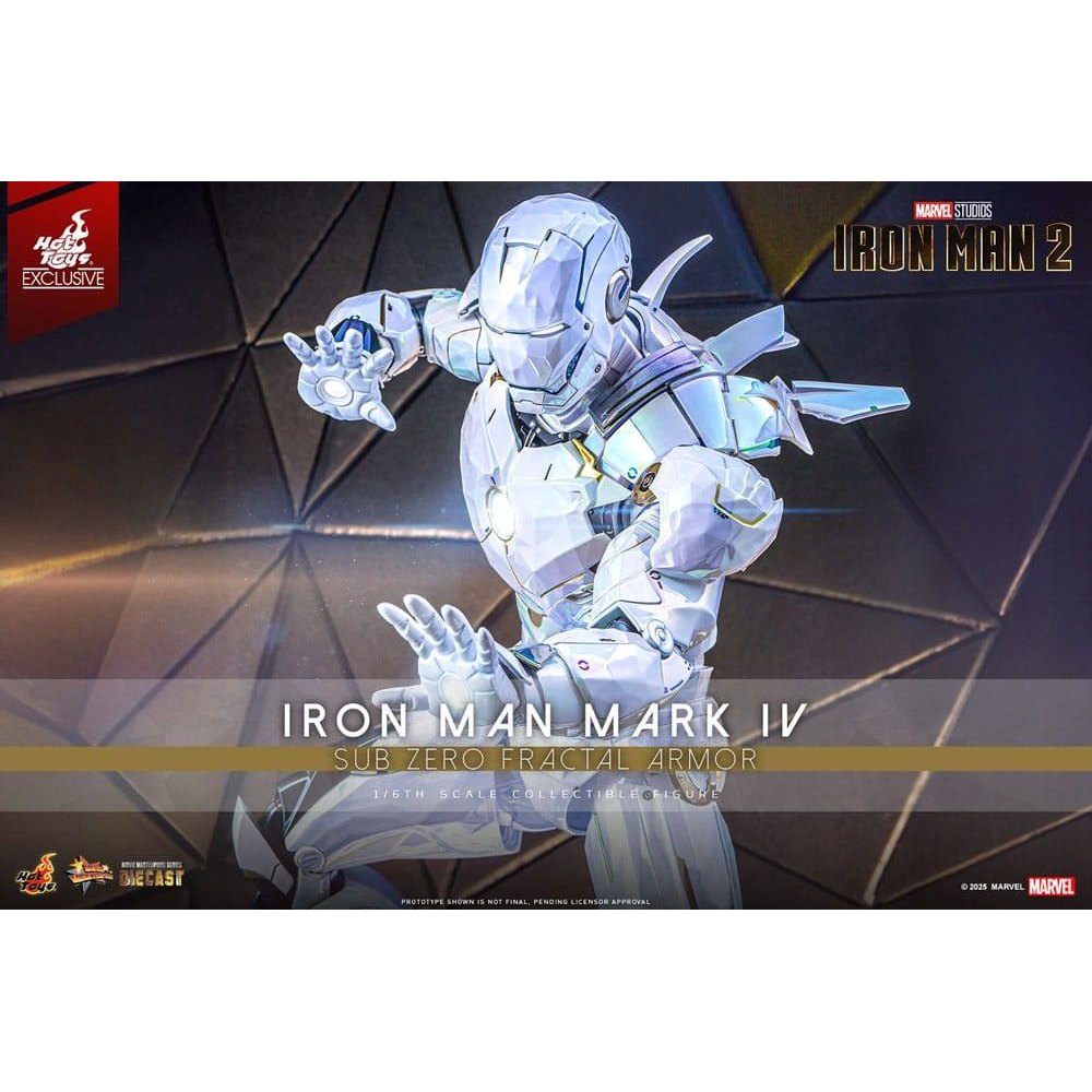 Iron Man 2 Movie Masterpiece Diecast Action Figure 1/6 Iron Man Mark IV (Sub-Zero Fractal Armor) Hot Toys Exclusive 33cm - Action Figures - Hot Toys - Hobby Figures UK
