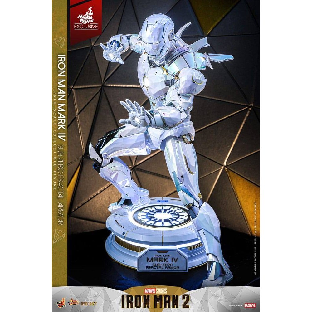 Iron Man 2 Movie Masterpiece Diecast Action Figure 1/6 Iron Man Mark IV (Sub-Zero Fractal Armor) Hot Toys Exclusive 33cm - Action Figures - Hot Toys - Hobby Figures UK