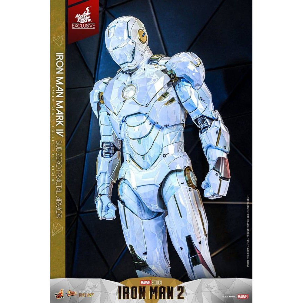 Iron Man 2 Movie Masterpiece Diecast Action Figure 1/6 Iron Man Mark IV (Sub-Zero Fractal Armor) Hot Toys Exclusive 33cm - Action Figures - Hot Toys - Hobby Figures UK