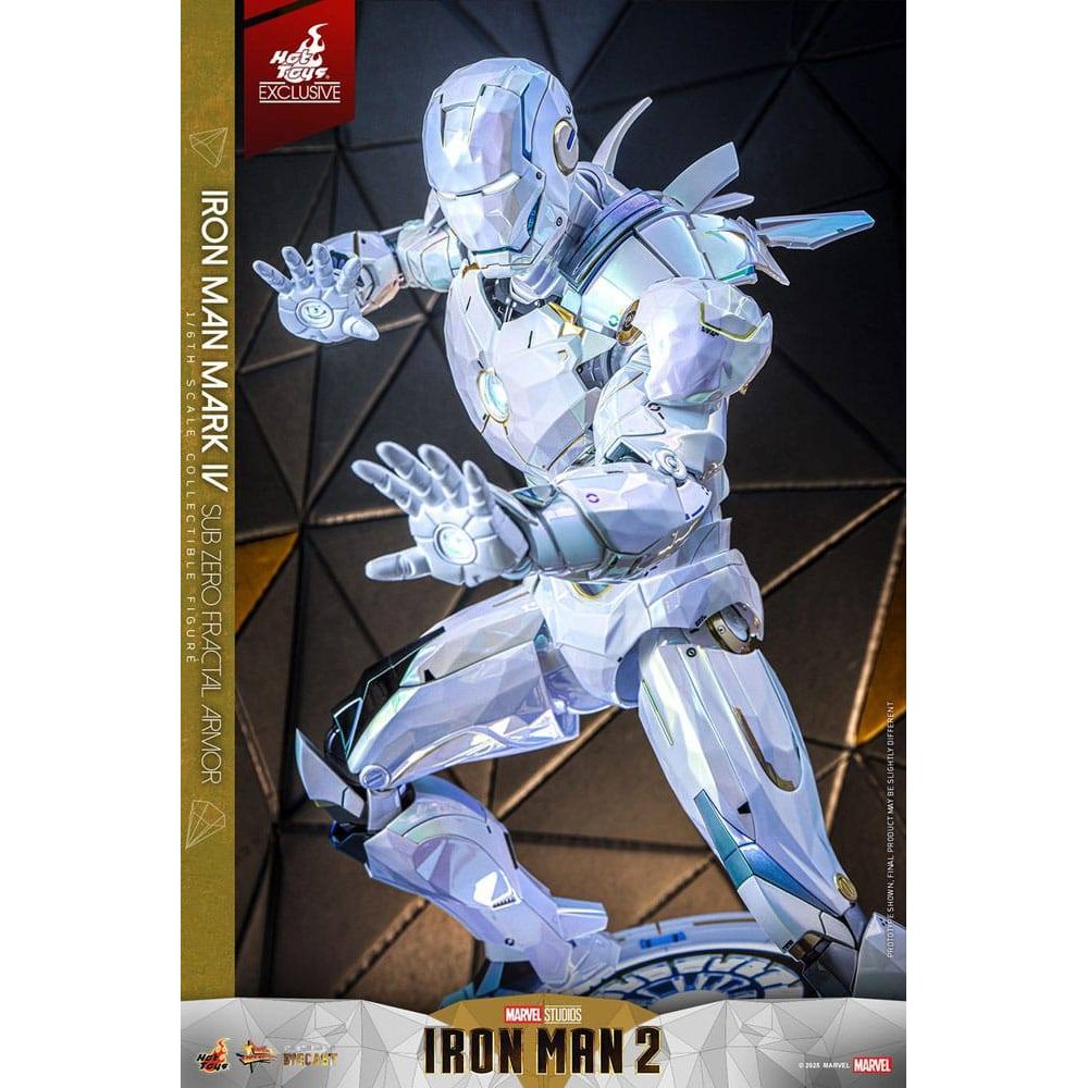 Iron Man 2 Movie Masterpiece Diecast Action Figure 1/6 Iron Man Mark IV (Sub-Zero Fractal Armor) Hot Toys Exclusive 33cm - Action Figures - Hot Toys - Hobby Figures UK