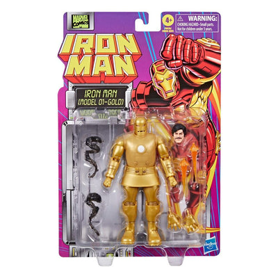 Iron Man Marvel Legends Action Figure Iron Man (Model 01-Gold) 15cm - Action Figures - Hasbro - Hobby Figures UK