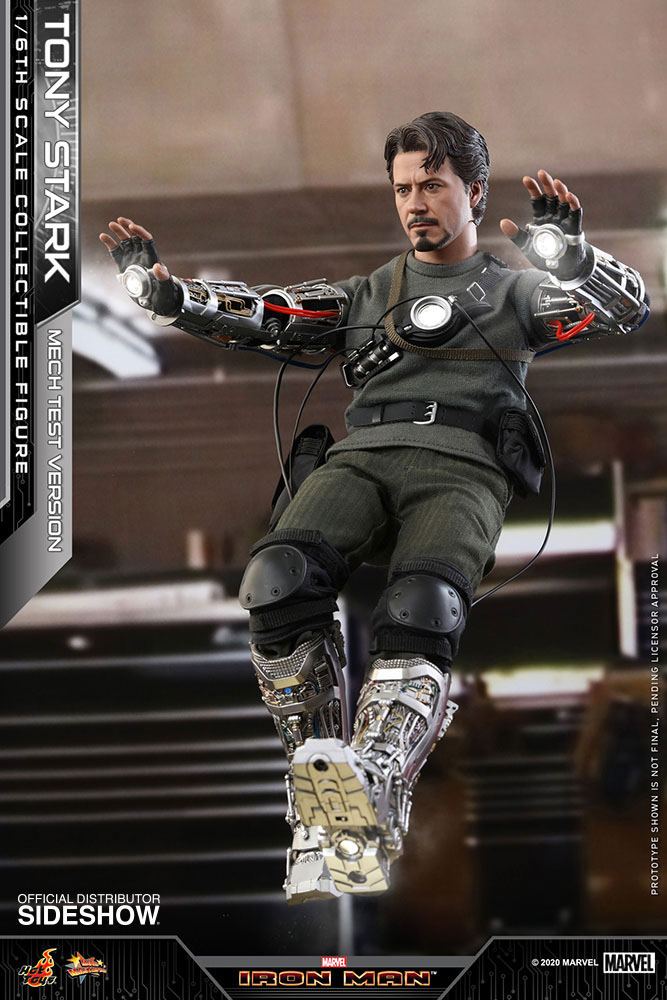 Iron Man Movie Masterpiece Action Figure 1/6 Tony Stark (Mech Test Version) 30cm - Action Figures - Hot Toys - Hobby Figures UK