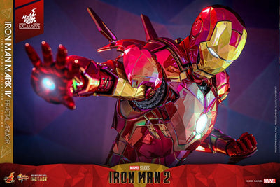 Iron Man Movie Masterpiece Diecast Action Figure 1/6 Iron Man Mark VI (Fractal Armor) Hot Toys Exclusive 33cm - Action Figures - Hot Toys - Hobby Figures UK