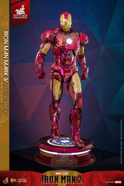 Iron Man Movie Masterpiece Diecast Action Figure 1/6 Iron Man Mark VI (Fractal Armor) Hot Toys Exclusive 33cm - Action Figures - Hot Toys - Hobby Figures UK