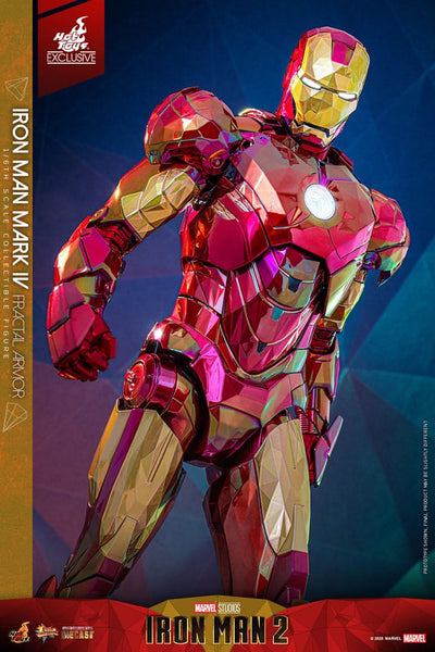 Iron Man Movie Masterpiece Diecast Action Figure 1/6 Iron Man Mark VI (Fractal Armor) Hot Toys Exclusive 33cm - Action Figures - Hot Toys - Hobby Figures UK