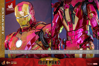 Iron Man Movie Masterpiece Diecast Action Figure 1/6 Iron Man Mark VI (Fractal Armor) Hot Toys Exclusive 33cm - Action Figures - Hot Toys - Hobby Figures UK
