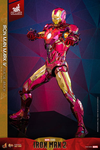 Iron Man Movie Masterpiece Diecast Action Figure 1/6 Iron Man Mark VI (Fractal Armor) Hot Toys Exclusive 33cm - Action Figures - Hot Toys - Hobby Figures UK