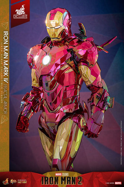 Iron Man Movie Masterpiece Diecast Action Figure 1/6 Iron Man Mark VI (Fractal Armor) Hot Toys Exclusive 33cm - Action Figures - Hot Toys - Hobby Figures UK
