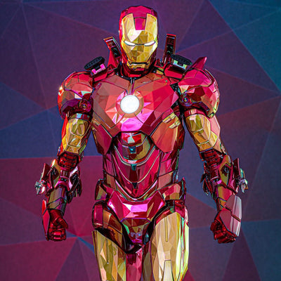 Iron Man Movie Masterpiece Diecast Action Figure 1/6 Iron Man Mark VI (Fractal Armor) Hot Toys Exclusive 33cm - Action Figures - Hot Toys - Hobby Figures UK
