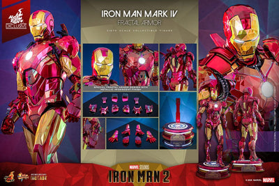 Iron Man Movie Masterpiece Diecast Action Figure 1/6 Iron Man Mark VI (Fractal Armor) Hot Toys Exclusive 33cm - Action Figures - Hot Toys - Hobby Figures UK