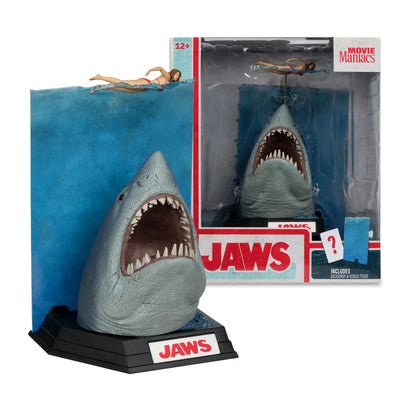 Jaws Movie Maniacs PVC Statue Jaws (50th Anniversary) 16cm - Scale Statue - McFarlane Toys - Hobby Figures UK