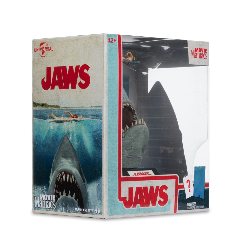 Jaws Movie Maniacs PVC Statue Jaws (50th Anniversary) 16cm - Scale Statue - McFarlane Toys - Hobby Figures UK