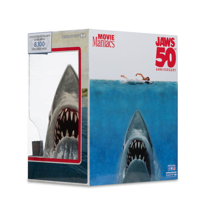 Jaws Movie Maniacs PVC Statue Jaws (50th Anniversary) 16cm - Scale Statue - McFarlane Toys - Hobby Figures UK
