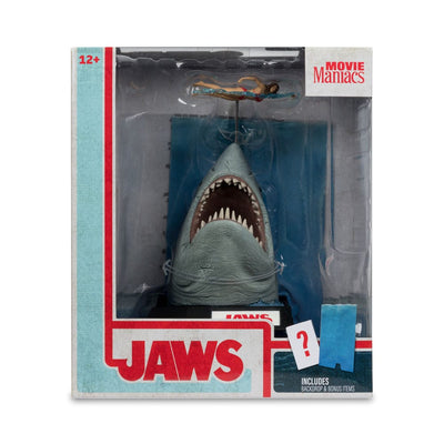Jaws Movie Maniacs PVC Statue Jaws (50th Anniversary) 16cm - Scale Statue - McFarlane Toys - Hobby Figures UK