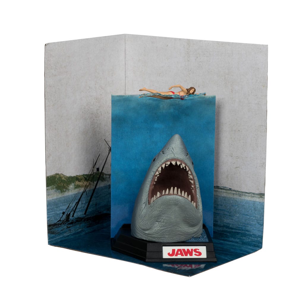 Jaws Movie Maniacs PVC Statue Jaws (50th Anniversary) 16cm - Scale Statue - McFarlane Toys - Hobby Figures UK