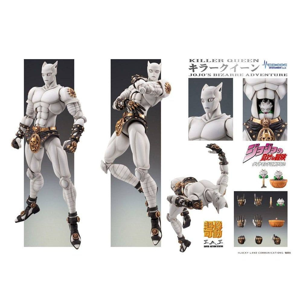 JoJo's Bizarre Adventure: Diamond Is Unbreakable Super Action Statue Figure Chozokado (Killer Queen) 16cm - Action Figures - Medicos Entertainment - Hobby Figures UK
