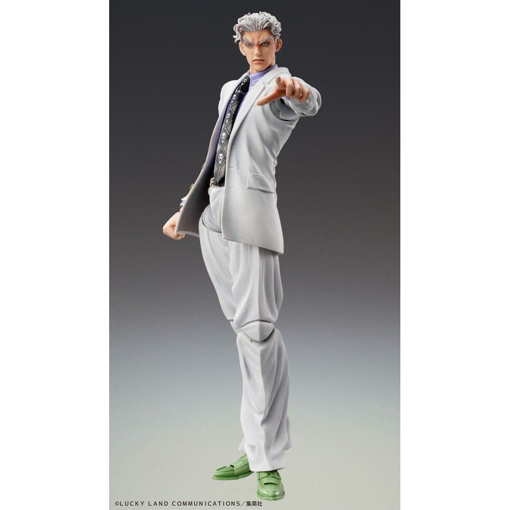 JoJo´s Bizarre Adventure: Diamond Is Unbreakable Super Action Statue Figure Chozokado (Yoshikage Kira) 16cm - Action Figures - Medicos Entertainment - Hobby Figures UK