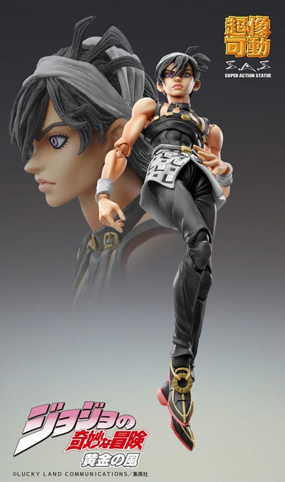 JoJo's Bizarre Adventure Part 5: Golden Wind Action Figure Chozokado (Narancia Ghirga & As Ver. Black) 15cm - Action Figures - Medicos Entertainment - Hobby Figures UK