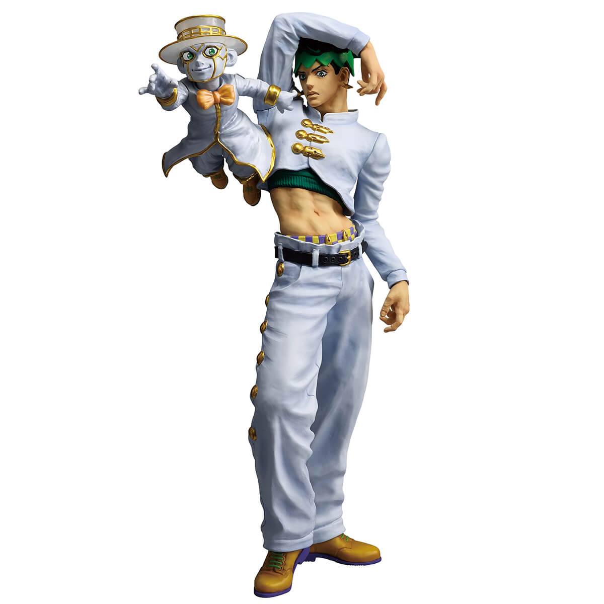 JoJo's Bizarre Adventure Ichibansho Masterlise PVC Statue Rohan Kishibe & Heaven's Door Stand Rush 25cm - Scale Statue - Bandai Ichibansho - Hobby Figures UK