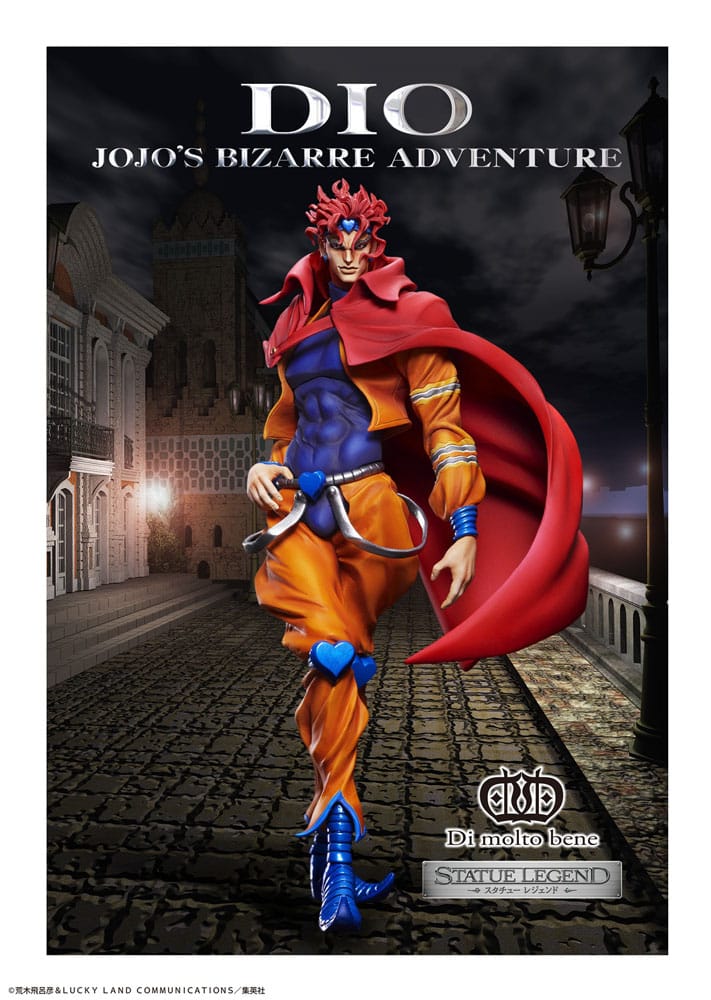 JoJo's Bizarre Adventure Part3 Statue Legend PVC Statue Dio 17cm (re-run) - Scale Statue - Medicos Entertainment - Hobby Figures UK