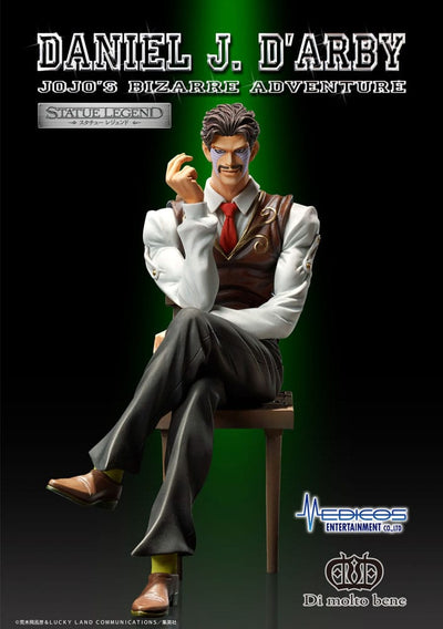 JoJo's Bizarre Adventure Part 3 Statue Legend PVC Statue Daniel J. D'Arby 14cm - Action Figures - Medicos Entertainment - Hobby Figures UK