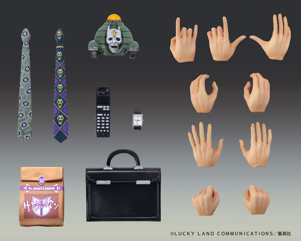JoJo's Bizarre Adventure Part 4 Super Action Statue Figure Chozokado Big Yoshikage Kira 21cm