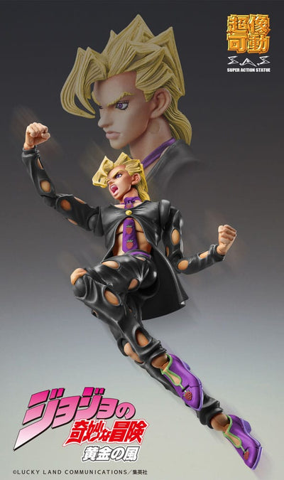 JoJo's Bizarre Adventure Part 5: Golden Wind Action Figure Chozokado (Pannacotta Fugo Ver. Black) 15cm - Action Figures - Medicos Entertainment - Hobby Figures UK