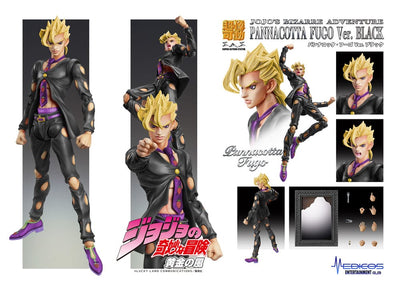 JoJo's Bizarre Adventure Part 5: Golden Wind Action Figure Chozokado (Pannacotta Fugo Ver. Black) 15cm - Action Figures - Medicos Entertainment - Hobby Figures UK
