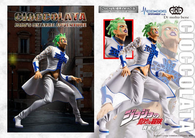 JoJo's Bizarre Adventure Part 5 Golden Wind Statue Legend PVC Statue Cioccolata 17cm - Action Figures - Medicos Entertainment - Hobby Figures UK