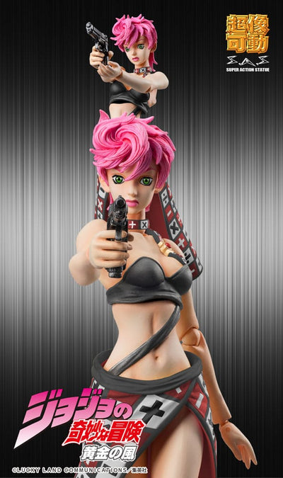 JoJo's Bizarre Adventure Part 5: Golden Wind Super Action Statue Figure Chozokado Trish Una Black Ver. 15cm - Action Figures - Medicos Entertainment - Hobby Figures UK