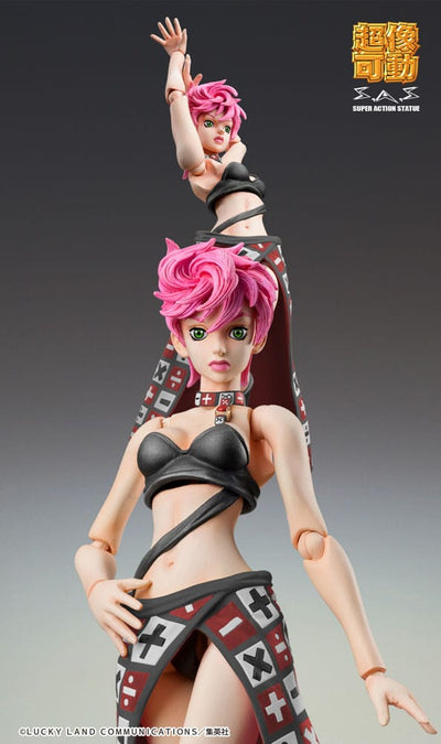 JoJo's Bizarre Adventure Part 5: Golden Wind Super Action Statue Figure Chozokado Trish Una Black Ver. 15cm - Action Figures - Medicos Entertainment - Hobby Figures UK