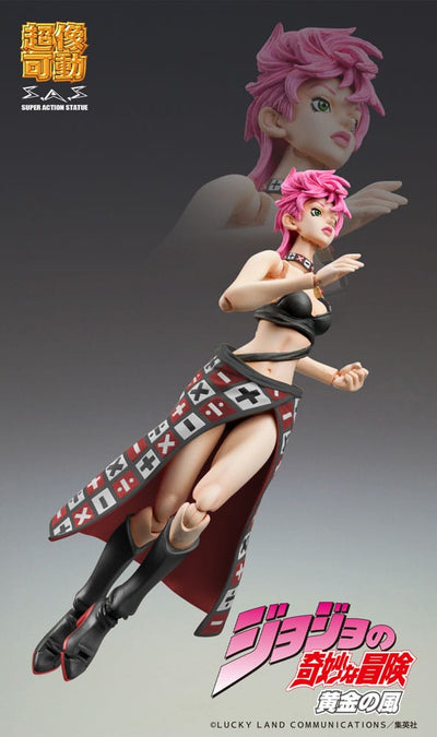 JoJo's Bizarre Adventure Part 5: Golden Wind Super Action Statue Figure Chozokado Trish Una Black Ver. 15cm - Action Figures - Medicos Entertainment - Hobby Figures UK