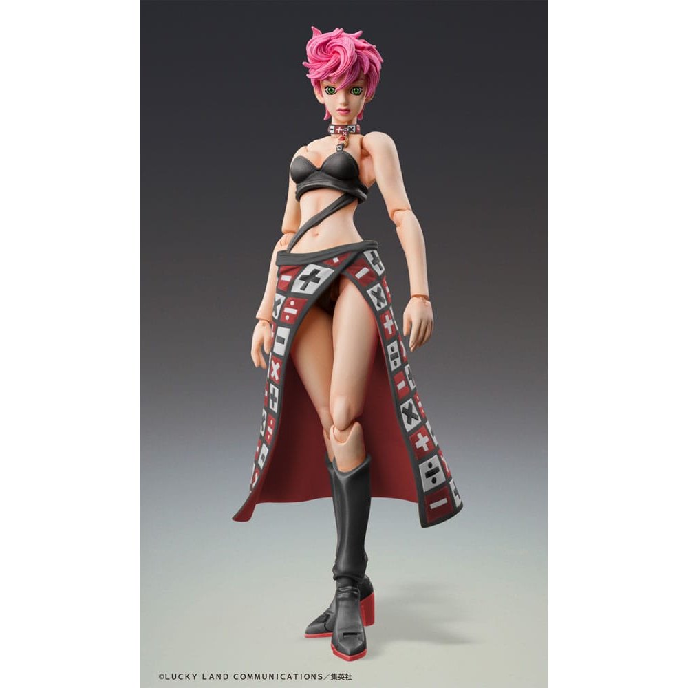 JoJo's Bizarre Adventure Part 5: Golden Wind Super Action Statue Figure Chozokado Trish Una Black Ver. 15cm - Action Figures - Medicos Entertainment - Hobby Figures UK