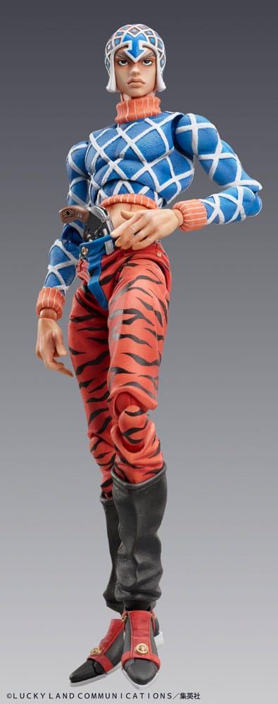 JoJo's Bizarre Adventure Part 5 Golden Wind Super Action Statue Figure Chozokado Guido Mista & Sex Pistols (re-run) 15cm - Action Figures - Medicos Entertainment - Hobby Figures UK