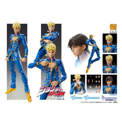JoJo's Bizarre Adventure Part 5: Golden Wind Action Figure Chozokado Giorno Giovanna Second 15cm - Action Figures - Medicos Entertainment - Hobby Figures UK