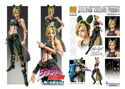 JoJo's Bizarre Adventure Part 6 Stone Ocean Super Action Statue Figure Chozokado Jolyne Cujoh Third 15cm - Action Figures - Medicos Entertainment - Hobby Figures UK