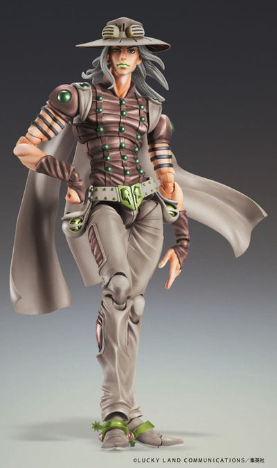JoJo's Bizarre Adventure Part 7 Steel Ball Run Super Action Statue Figure Chozokado Gyro Zeppeli Second 15cm - Action Figures - Medicos Entertainment - Hobby Figures UK