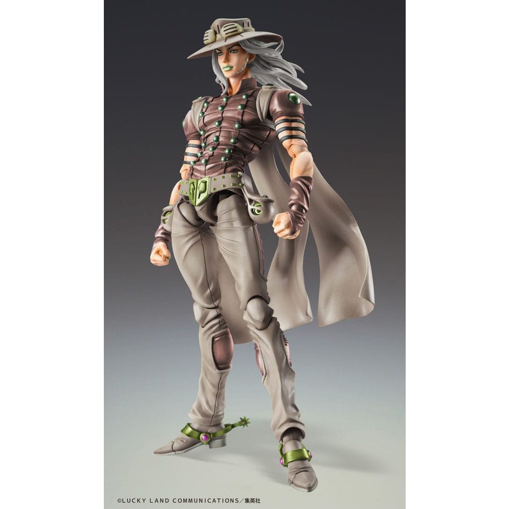 JoJo's Bizarre Adventure Part 7 Steel Ball Run Super Action Statue Figure Chozokado Gyro Zeppeli Second 15cm - Action Figures - Medicos Entertainment - Hobby Figures UK