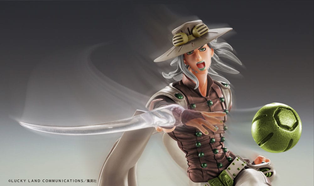 JoJo's Bizarre Adventure Part 7 Steel Ball Run Super Action Statue Figure Chozokado Gyro Zeppeli Second 15cm - Action Figures - Medicos Entertainment - Hobby Figures UK