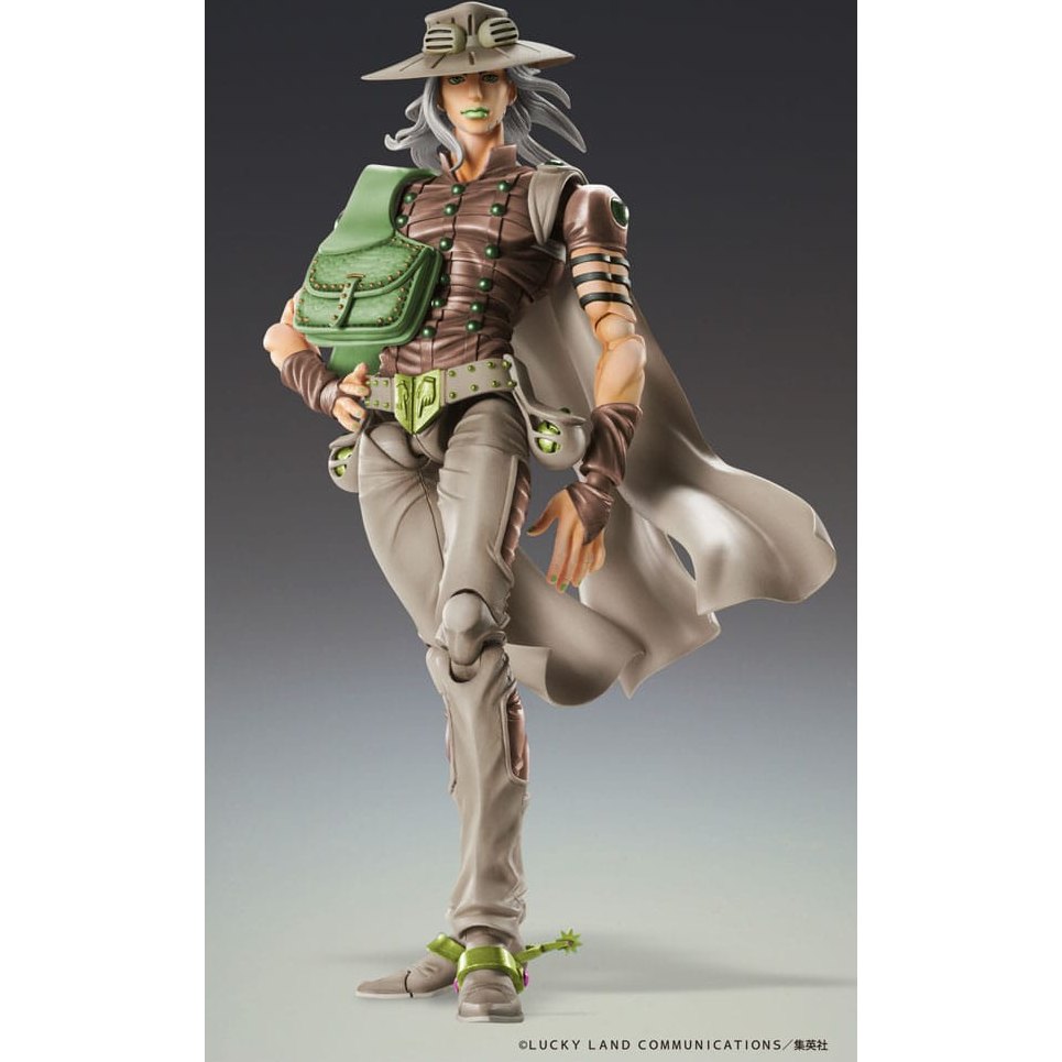 JoJo's Bizarre Adventure Part 7 Steel Ball Run Super Action Statue Figure Chozokado Gyro Zeppeli Second 15cm - Action Figures - Medicos Entertainment - Hobby Figures UK