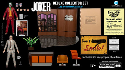 Joker DC Multiverse (Joker Movie) Deluxe Colllector Action Figure The Joker (Live with Murray Franklin) Limited Edition 18cm - Action Figures - McFarlane Toys - Hobby Figures UK
