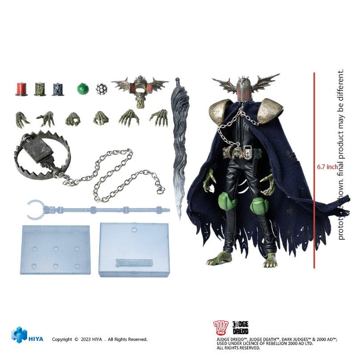 Judge Dredd Exquisite Super Series Action Figure 1/12 Judge Fear