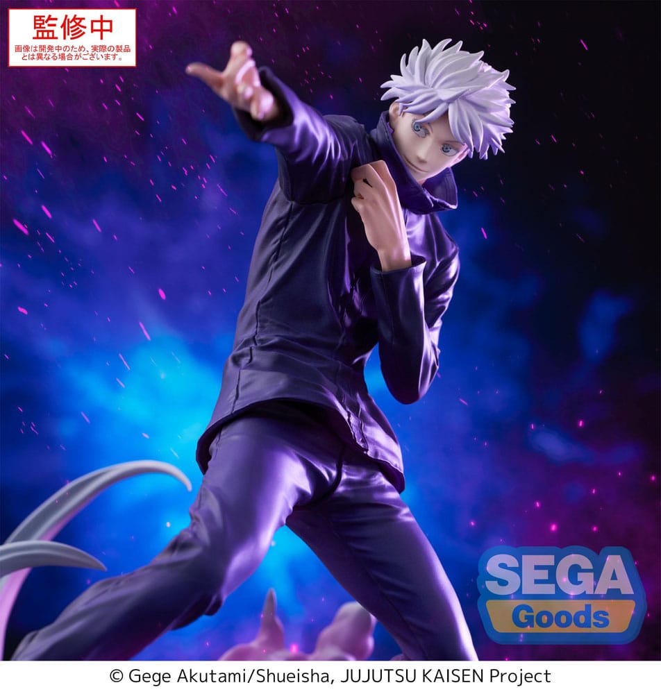Jujutsu Kaisen Luminasta PVC Statue Satoru Gojo Hollow Purple (Kyoshiki Murasaki) 21cm - Scale Statue - Sega - Hobby Figures UK