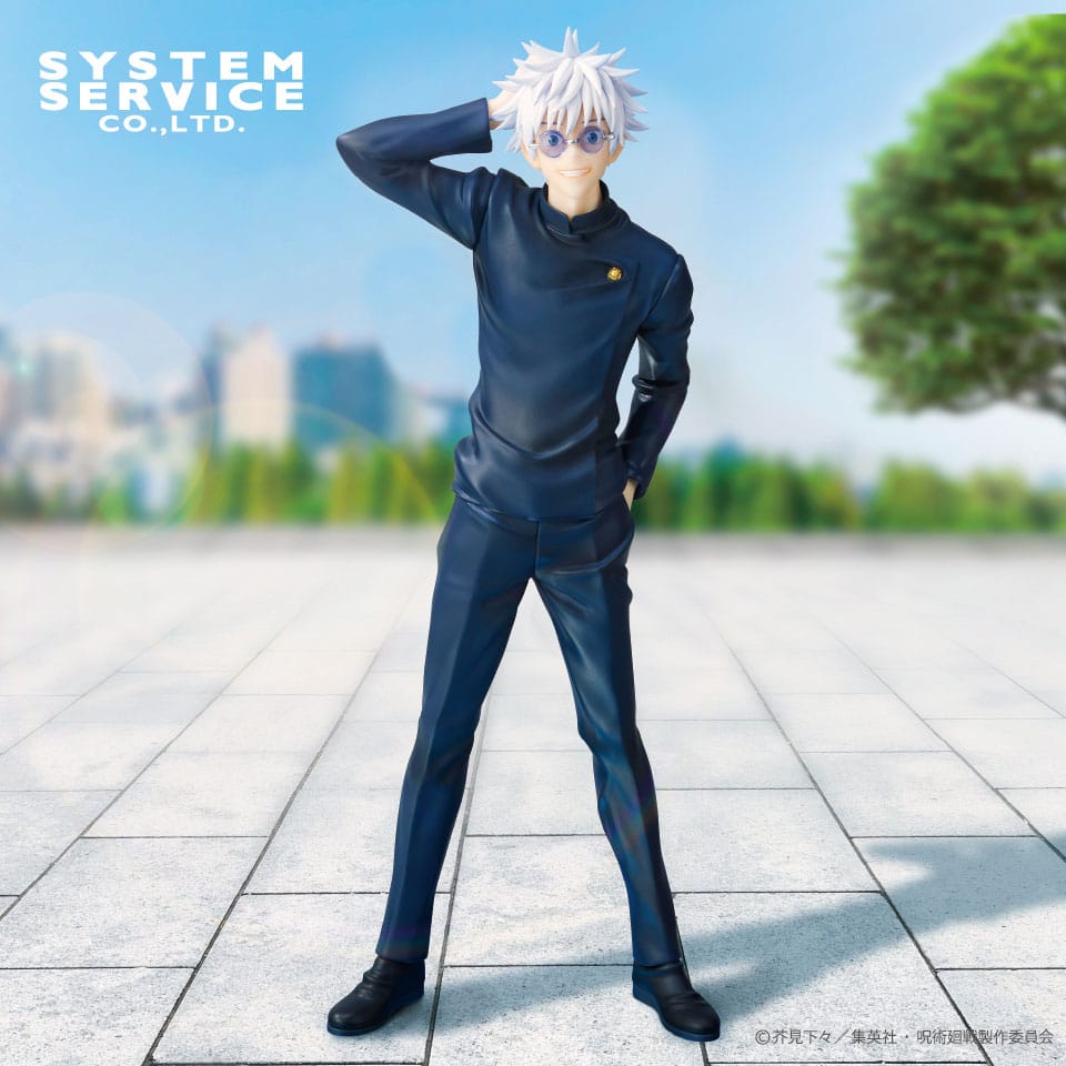 Jujutsu Kaisen Vivit PVC Statue Satoru Gojo: Tokyo Jujutsu High School Ver. 25cm - Scale Statue - System Service - Hobby Figures UK