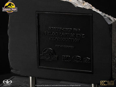 Jurassic Park 1/1 Replica Bust Velociraptor Eye 23cm - Scale Statue - Elite Creature Collectibles - Hobby Figures UK