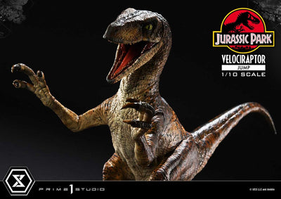 Jurassic Park Prime Collectibles Statue 1/10 Velociraptor Jump 21cm - Scale Statue - Prime 1 Studio - Hobby Figures UK