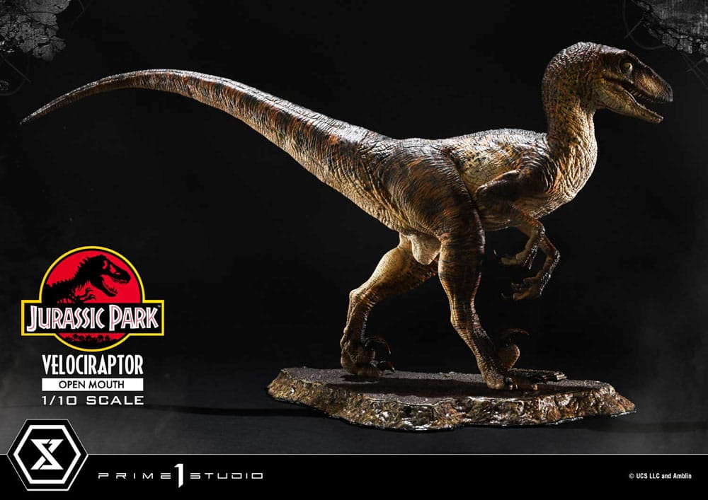 Jurassic Park Prime Collectibles Statue 1/10 Velociraptor Open Mouth 19cm - Scale Statue - Prime 1 Studio - Hobby Figures UK