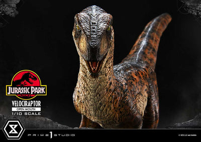 Jurassic Park Prime Collectibles Statue 1/10 Velociraptor Open Mouth 19cm - Scale Statue - Prime 1 Studio - Hobby Figures UK